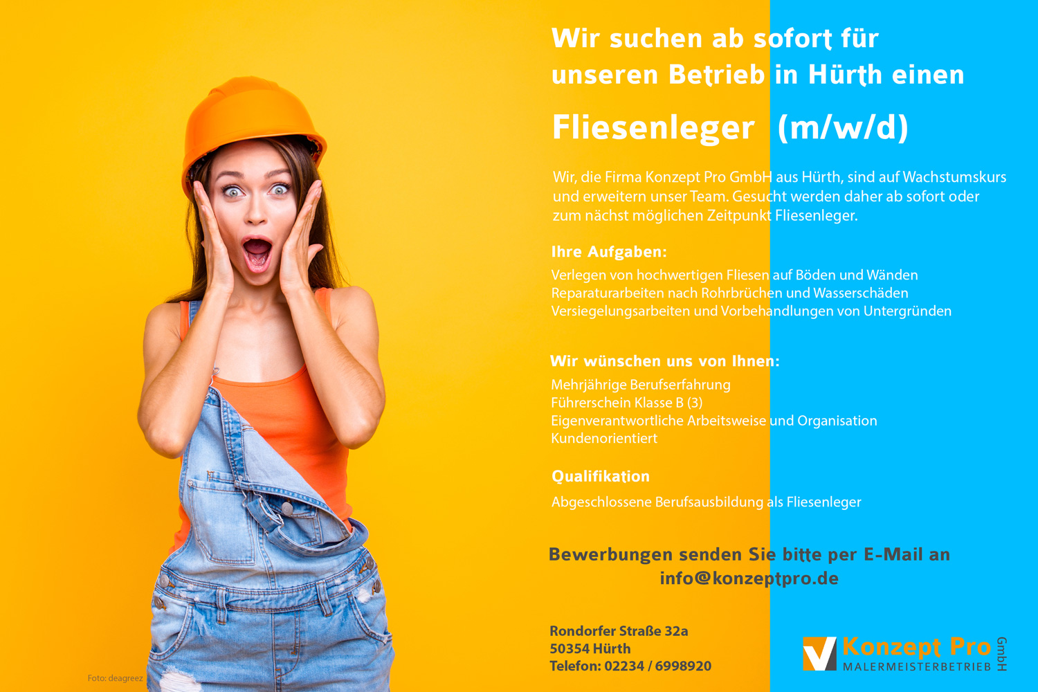 Stellenangebot Fliesenleger (m/w/d)